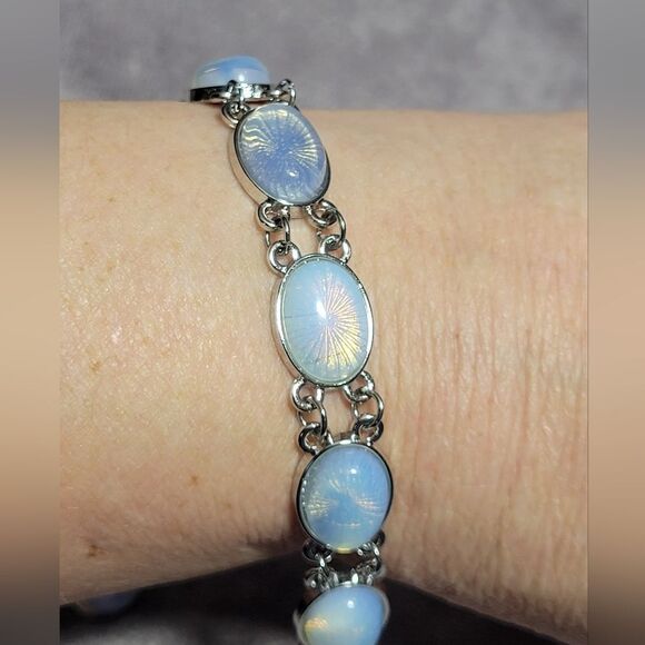 Opalite Bracelet, Ring, Earrings & Pendant Necklace - Picture 11 of 16